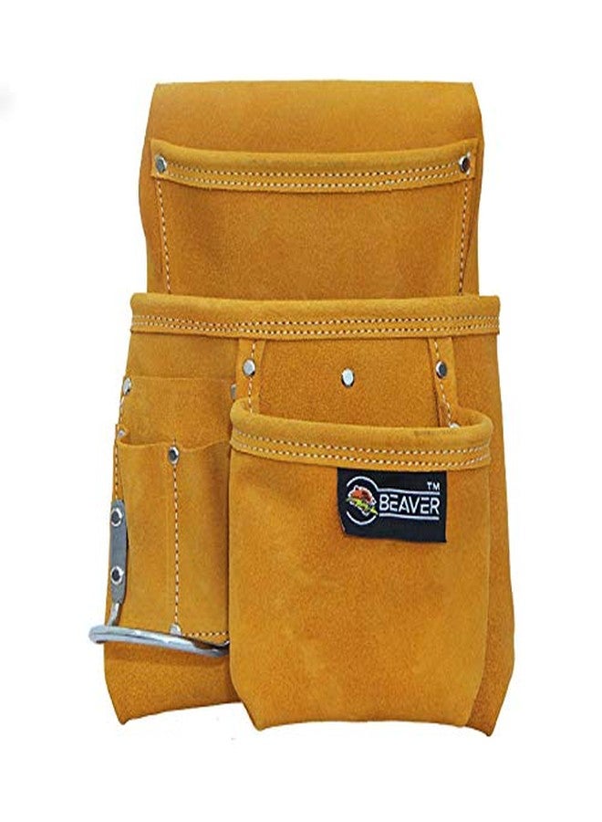 Beaver Suede Leather Single Tool Pouch with Hammer Holder SP501 - Image 2